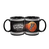 NBA San Antonio Spurs 2 Pack 11oz Black SportsBall Mug