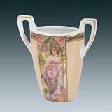 Produkt-Bild: Goebel Alphonse Mucha Vase  Morgen / Abend Minivase