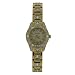 Elgin Watch Ladies Gold Tone Ausrtian Crystals Mother of Pearl Dial EG1510