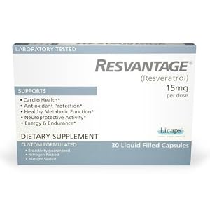 Resvantage - The Resveratrol Longevity Supplement - 15mg (30 count)