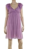 FLUTTER SLEEVE CHIFFON DRESS