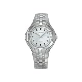 YEMA by Seiko of France Men's Silver-Tone Casual/Sport Quartz Watch with Silver Dial. Model: YM915