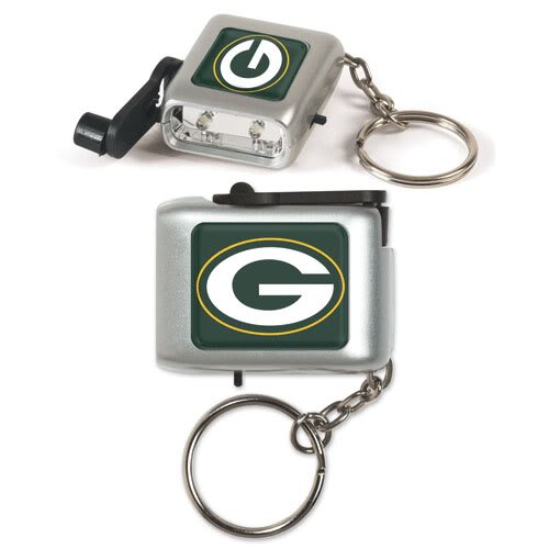 NFL Schlüsselanhänger mit LED-Lampe Green Bay Packers