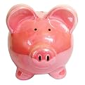 Luster Piggy Bank - Pink