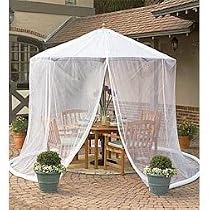 Patio Umbrella Mosquito Net by Simple DIY Solutions TM