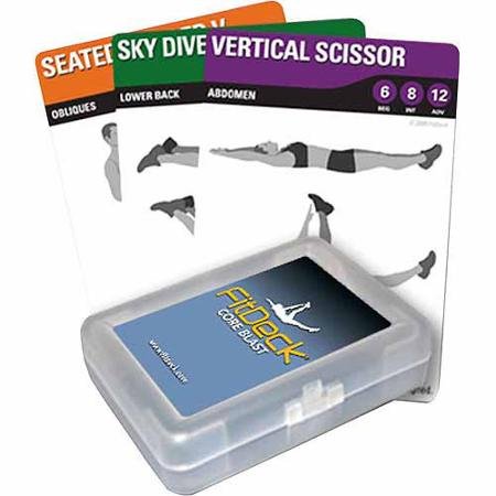 FITDECK Core Blast Exercise Playing Cards