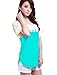 Allegra K Women Short Sleeve Tee Shirts Crochet Color Block Summer Tops