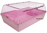 Hagen Zoozone Pink Indoor Guinea Pig / Rabbit Cage