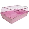Hagen Zoozone Pink Indoor Guinea Pig / Rabbit Cage