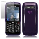 CASES COVERS BLACKBERRY PEARL 9105 PURPLE GEL SKIN CASE AND SCREEN PROTECTOR Accessories for mobile phones by Oliviasphones