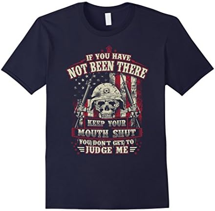 veterans t shirts - If you have not been there - Male XL - Navy