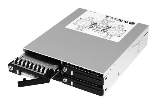 Icy Box IB-2222SSK Dual Channel SAS/SATA Festplatte 4x 6,4 cm (2,5 Zoll) schwarz