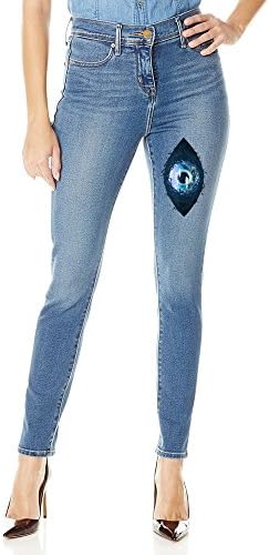 Zhusi Women's Celebrity Big Brother Eye Fashion Jean