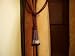 Pair Burgundy Beaded decorative Tassel / Tieback