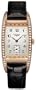 Longines BelleArti 18k Rose Gold Diamonds Womens Strap Watch L25019733