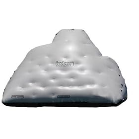 Aviva Sports Iceberg Inflatable Climbing Wall and Water Slide