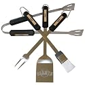 Motorhead Products MH5124 MLB 4-Piece BBQ Grilling Utensil Set, Giants