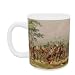 Mandan Archery Contest, c.1832 (coloured engraving) by George Catlin - Mug - Standard Size