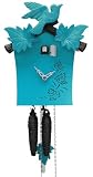 Modern cuckoo clock 1 day running time, coloured cuckoo