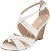 Franco Sarto Women's Grecco Wedge Sandal,White,7.5 M US