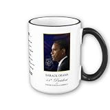 Barack Obama with JFK - Ringer Mug