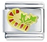 418vmGDPFvL. SL160  Candy Cane Holly Italian Charms Christmas Gift