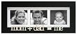 Mom+Dad=me Wood 3 Opening Picture Frame Collage for 3x3