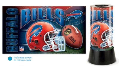 New Buffalo Bills Rotating Desk Lamp graphic design highlights twinkle as the graphic Popular