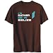 T-Shirt Mens Brown 