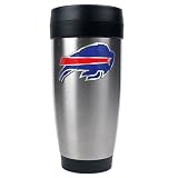 Buffalo Bills NFL 16oz Stainless Steel Travel Tumbler - Primary Logo