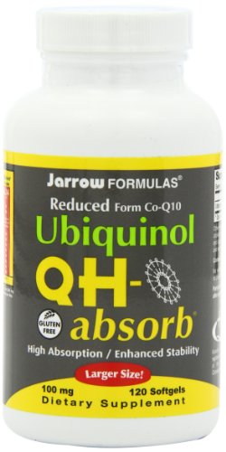 Jarrow Formulas Ubiquinol QH-Absorb, 100 mg,  120 Softgels