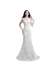 Sexy  Beaded Lace Backless Off the Shoulder Mermaid  Dress With a Bow(s) and a Ribbon 