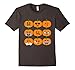 Pumpkin Emoji T-Shirt Halloween Thanksgiving Pumpkin Shirt