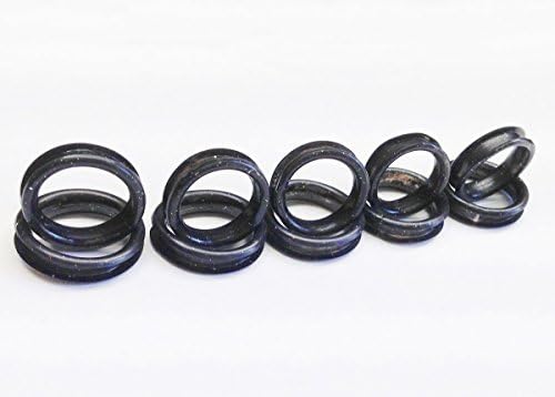 Rubber Thumb Ring Sizing Insert for Grooming Scissors 5 Large 5 Small Black Color