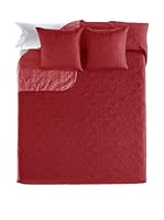 Casa Campo  Colcha Bouti+Coj. Vegas (Granate)