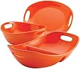 Rachael Ray Stoneware 3-Piece Serving Set, Orange