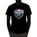 Emazing Lights Rubik's Cube Sound Activated Light Up Rave Shirt
