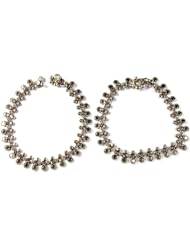 Sterling Silver Anklets (Price Per Pair) - Sterling Silver