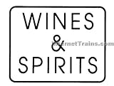 Miniatronics N Scale Neon-Like Sign - Wines & Spirits