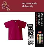 NCAA Arizona State Sundevils Crimson Gelscrubs Kids Top