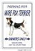 WIRE FOX TERRIER ~Novelty Sign~ dog pet parking signs