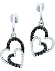 0.50CT-DIA HEART EARRING
