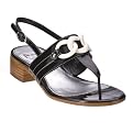 Women's Merona&reg; Collection Korey Chain Sandals - Black Patent
