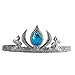 GLITTERFIT Girls Snow Queen Crown Headband, Halloween Costumes, Princess Headband for Kids