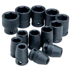 Advanced Tool Design Model ATD-2301 13 Piece 3 8 Drive 6 Point Standard Metric Impact... by ATD Tools