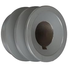 TB Woods 2AK221 FHP Bored-To-Size, 2.25" Outside Body Diameter, 1" Bore Diameter V-Belt Sheave