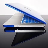 TopCase Metallic Solid Blue Hard Case Cover for Latest Macbook Pro 15" 15.4" A1286 with Free Mouse Pad