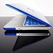 TopCase Metallic Solid Blue Hard Case Cover for Latest Macbook Pro 15