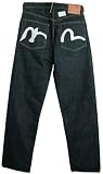 NWT $495 EVISU Genes Embroidered White Gull Men's Jeans 38