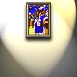 Completely Handpainted American Football Sport Painting, Custom Order FL2381, Oil on Canvas, with Option to Paint Jerry, Brett & Co. from Any Other Favorite Photograph or Picture, Unframed, Size 25'' x 38" inches